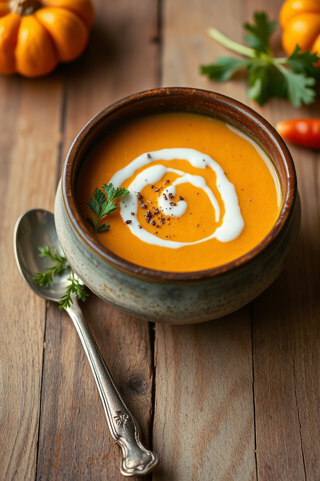 comforting pumpkin soup recipe