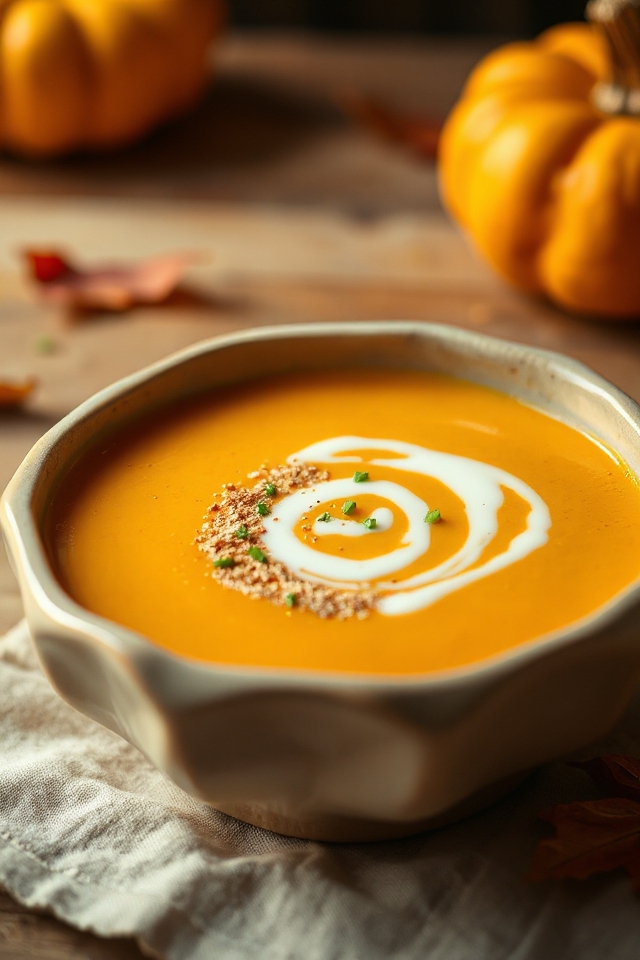 cozy pumpkin bisque recipe