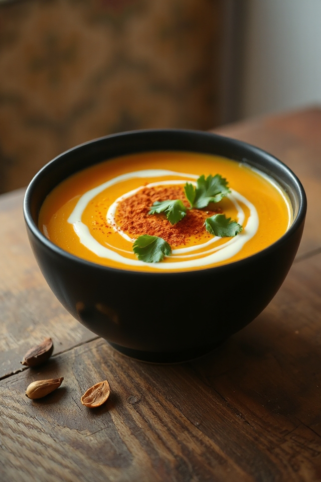 cozy pumpkin curry soup
