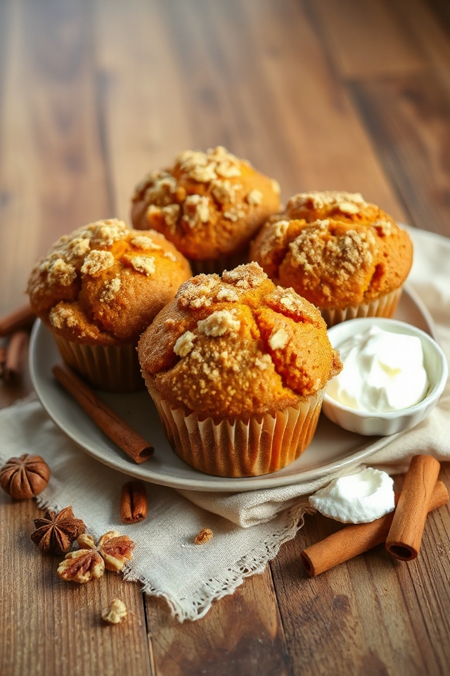 cozy pumpkin muffin recipe