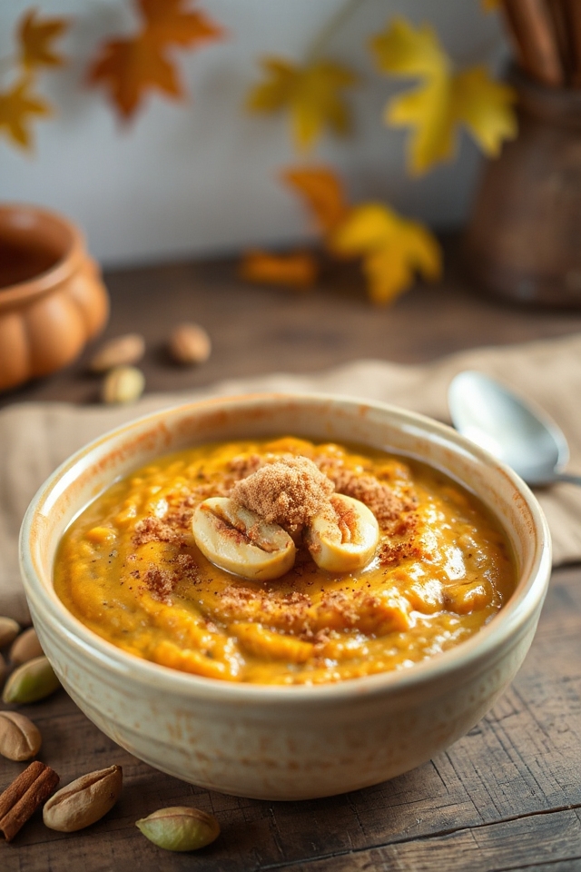cozy pumpkin pie oatmeal