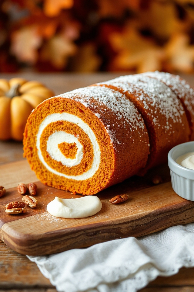 cozy pumpkin roll recipe