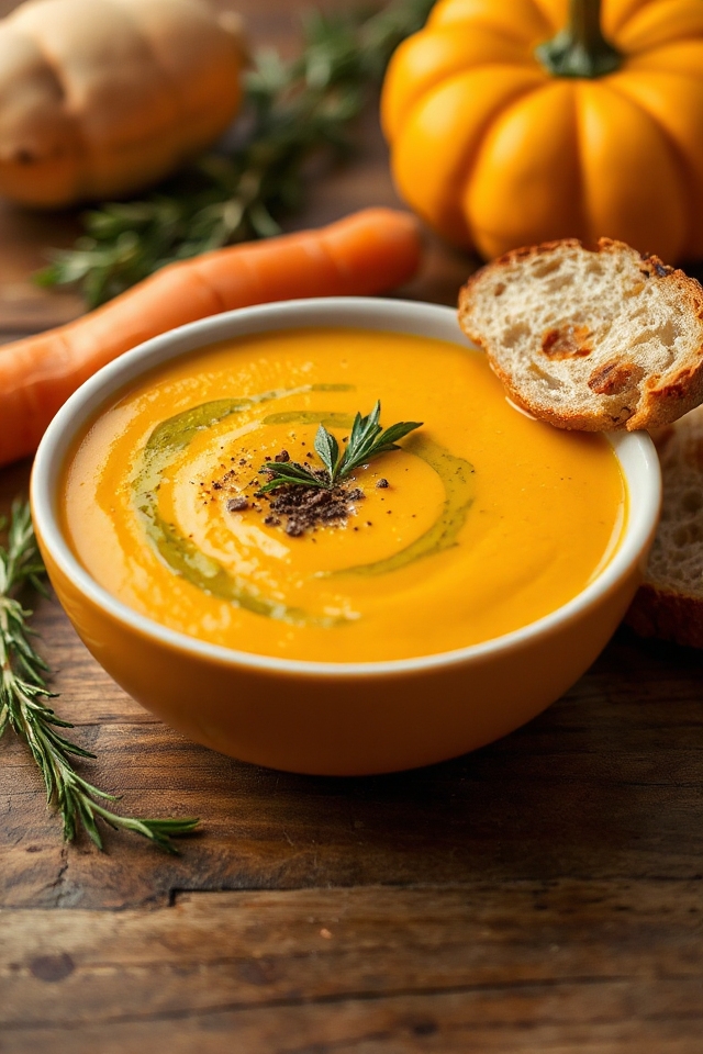 creamy healthy pumpkin soup