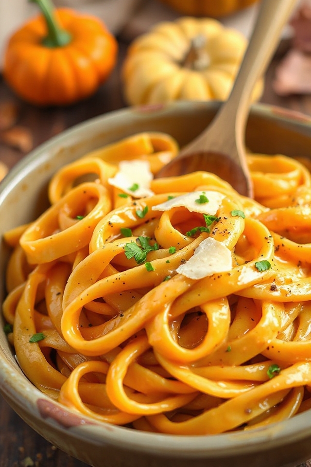 creamy pumpkin alfredo recipe