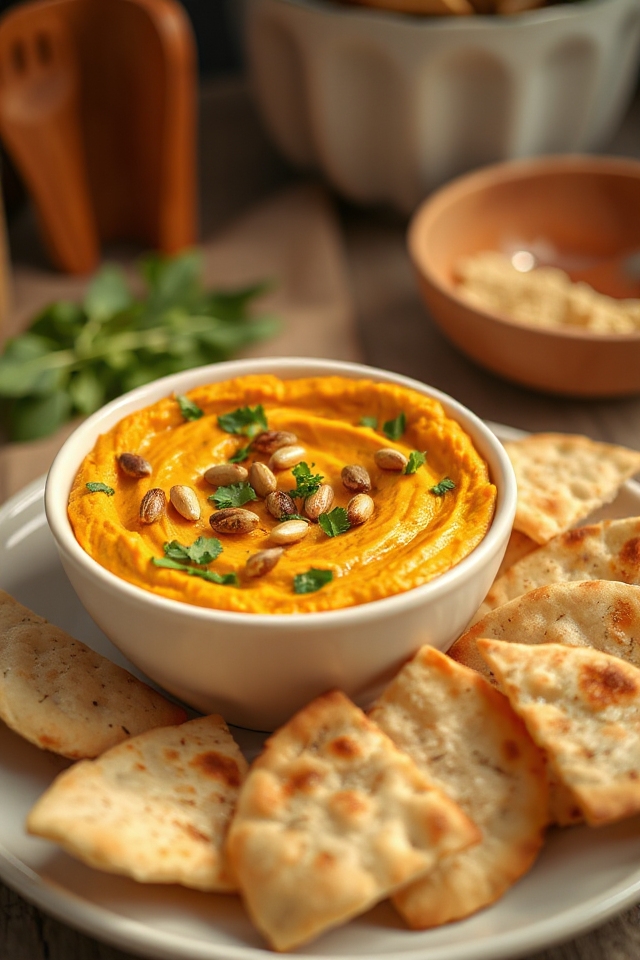 creamy pumpkin hummus recipe