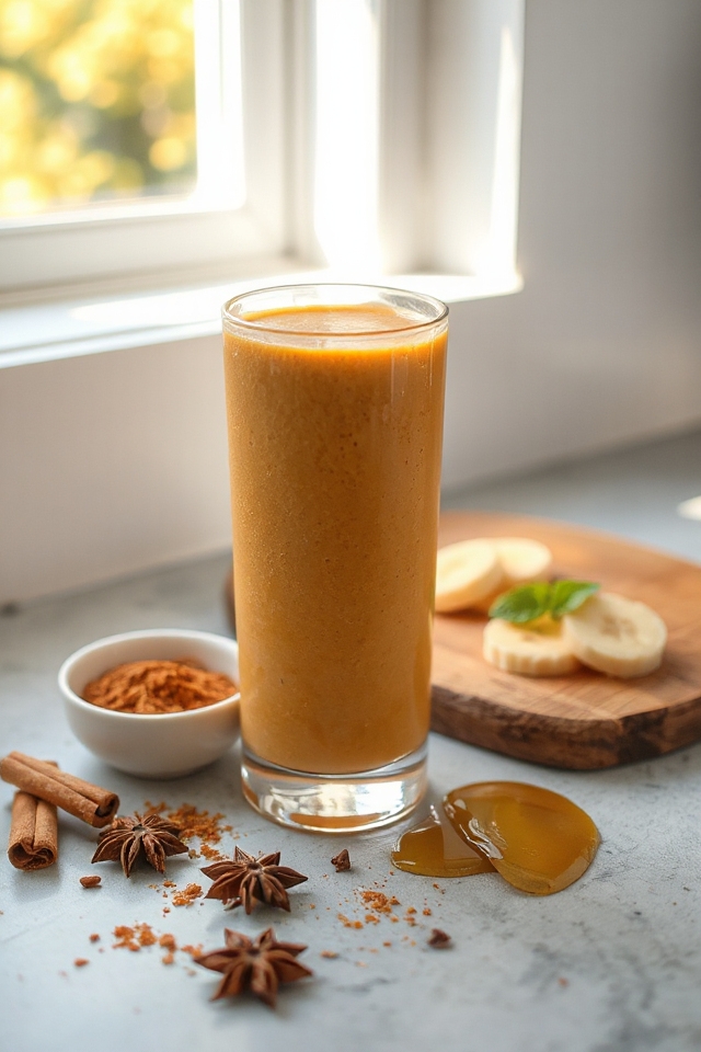 creamy pumpkin pie smoothie