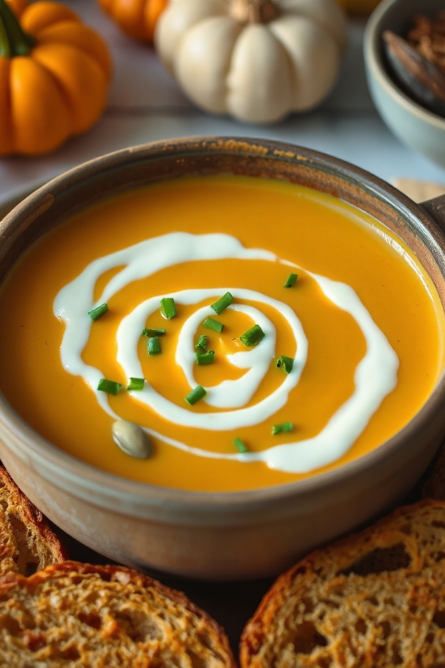 creamy pumpkin soup recipe