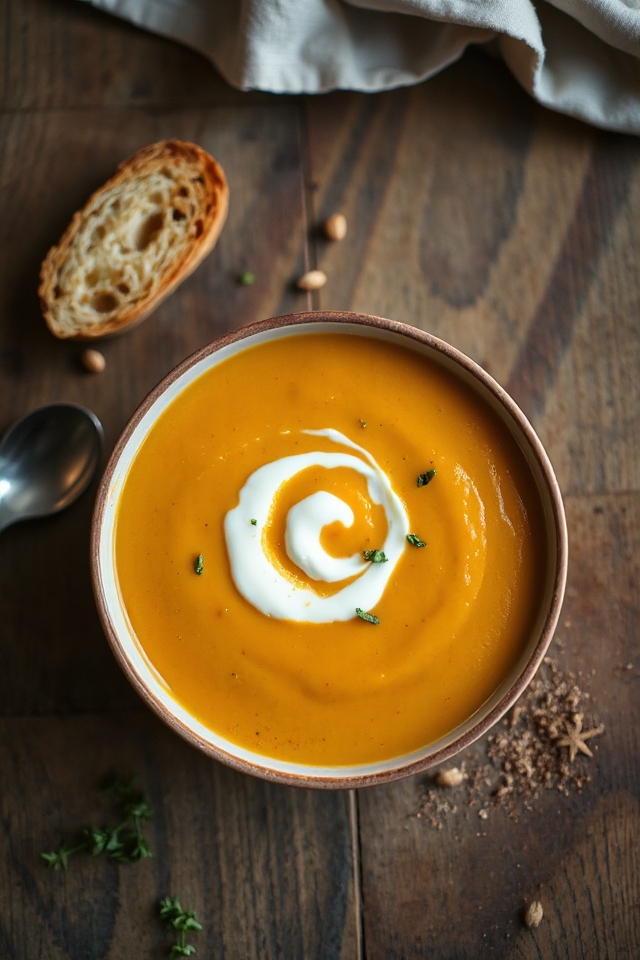 creamy pumpkin soup recipe