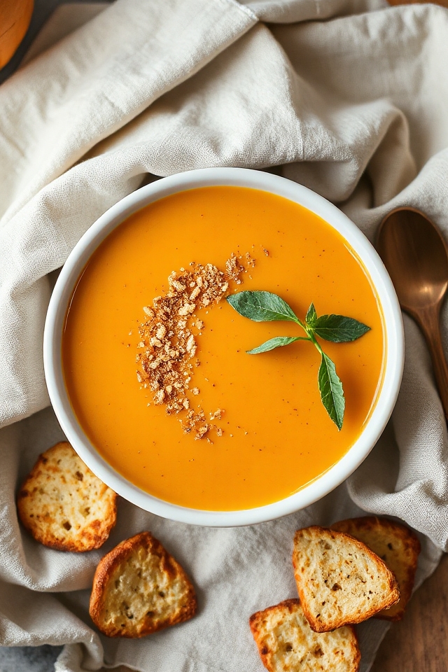 creamy pumpkin soup recipe
