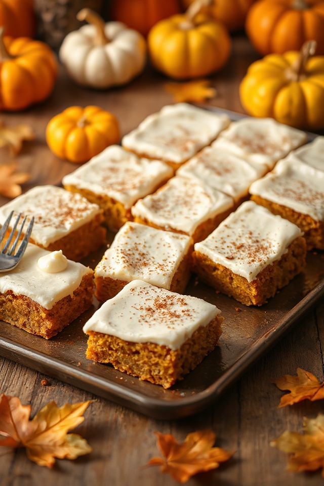 delicious pumpkin bars recipe