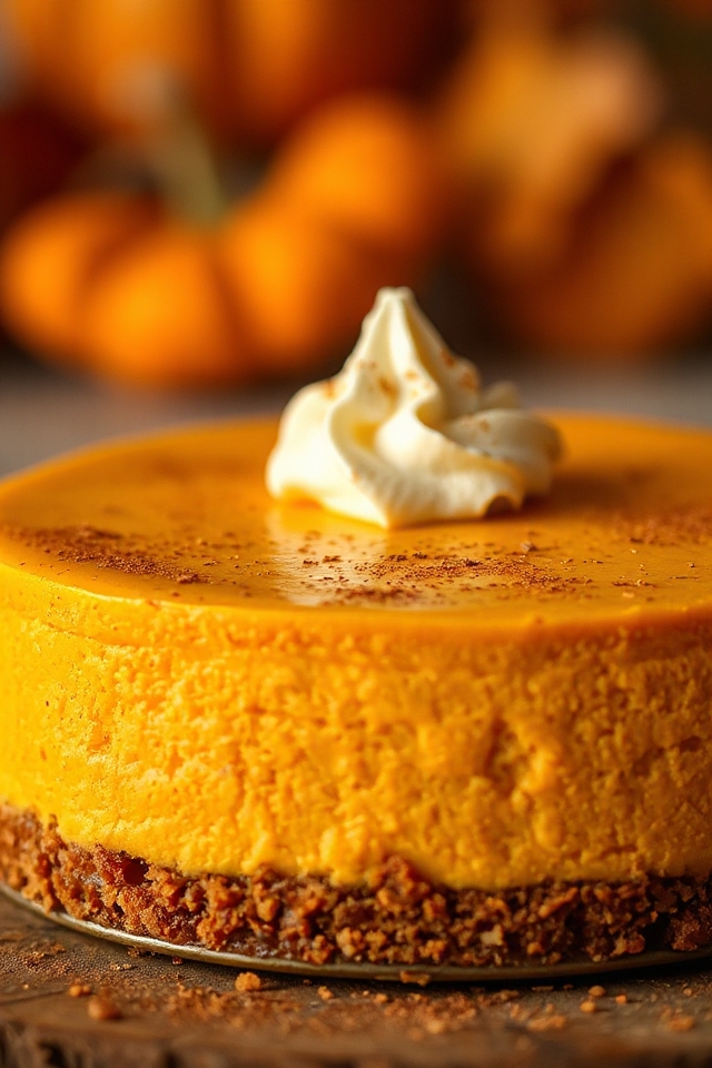 delicious pumpkin cheesecake recipe