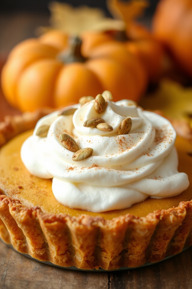 delicious pumpkin cream pie