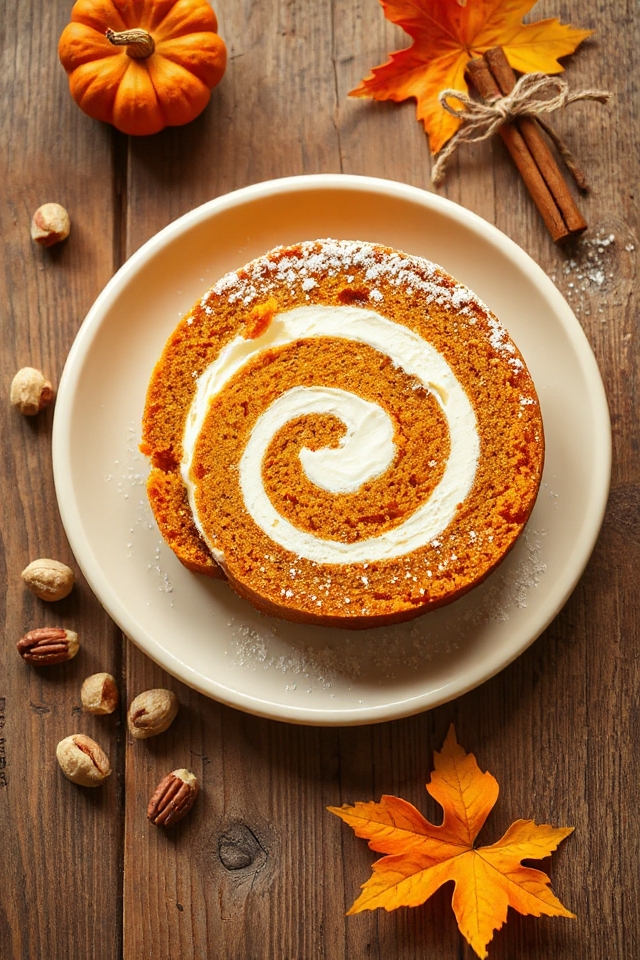 delicious pumpkin dessert roll