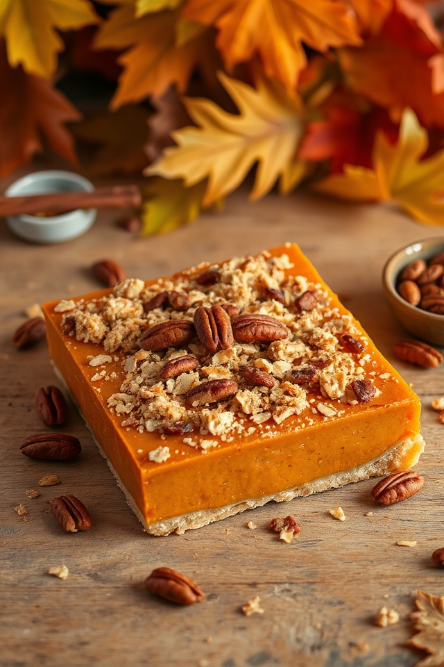 delicious pumpkin pie squares