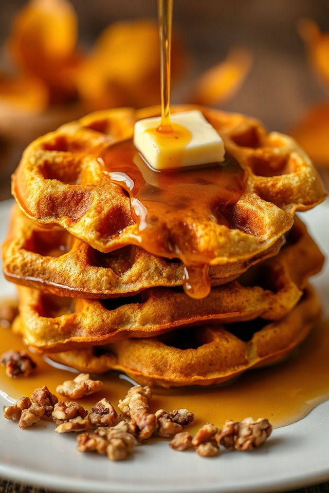 delicious pumpkin waffle recipe