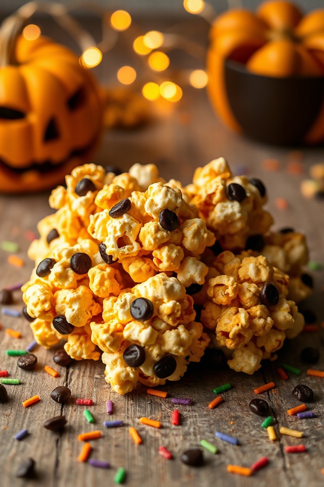 halloween popcorn balls recipe