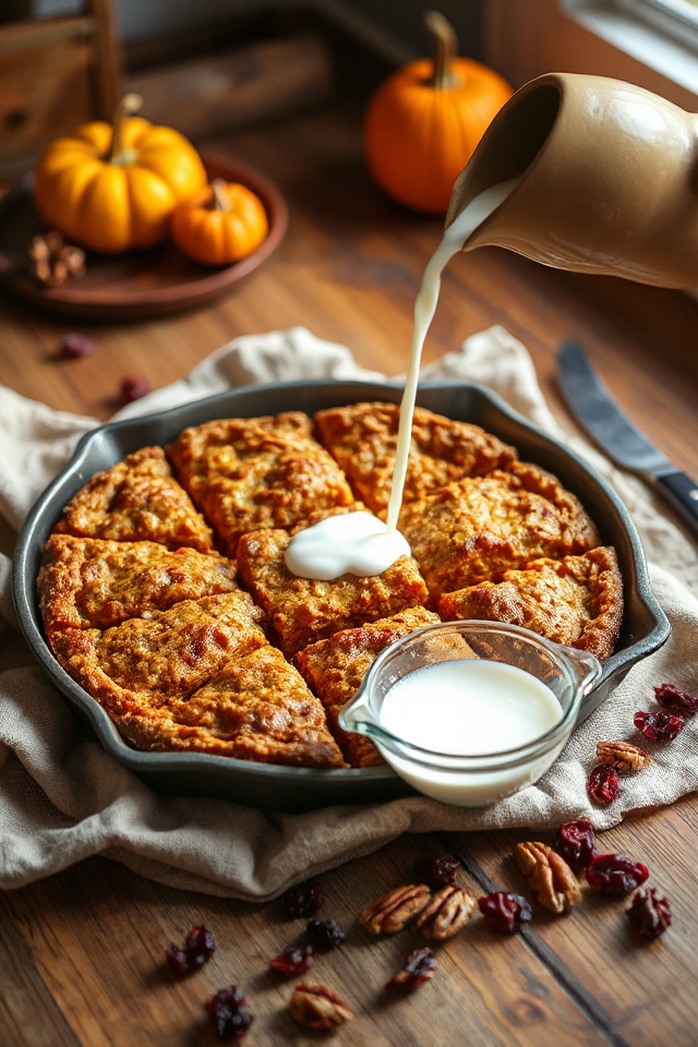 healthy baked pumpkin oatmeal