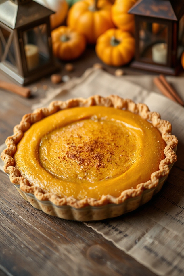 homemade pumpkin pie recipe