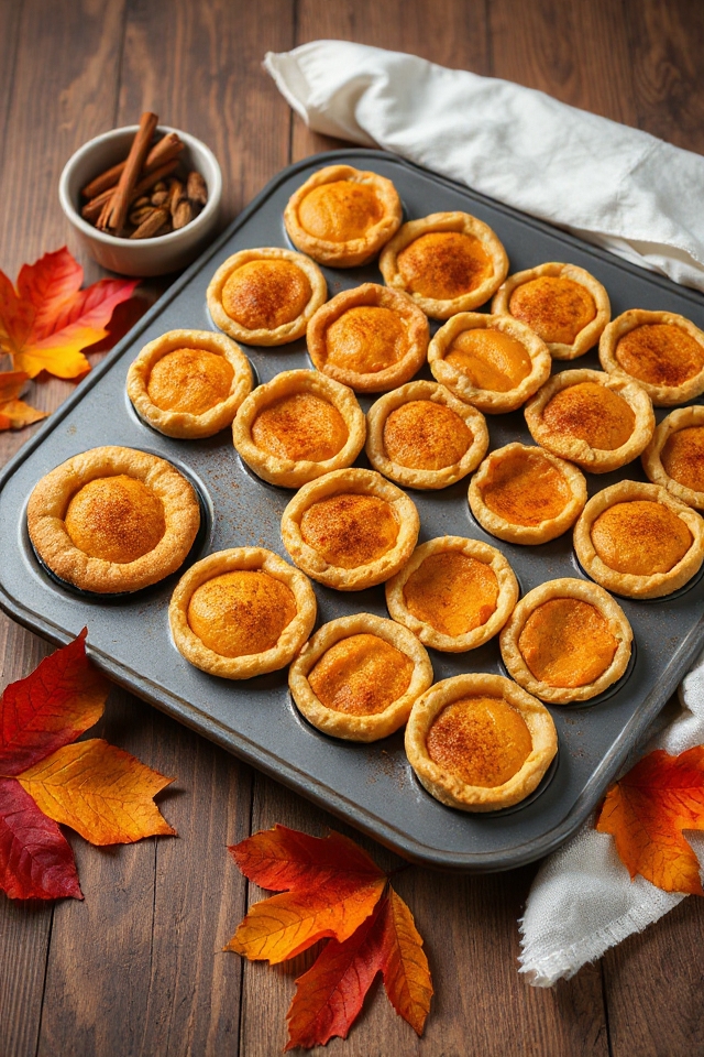 miniature pumpkin pie recipe