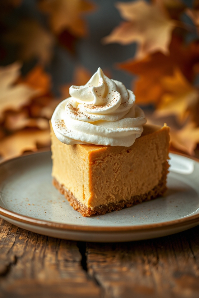 no bake pumpkin cheesecake