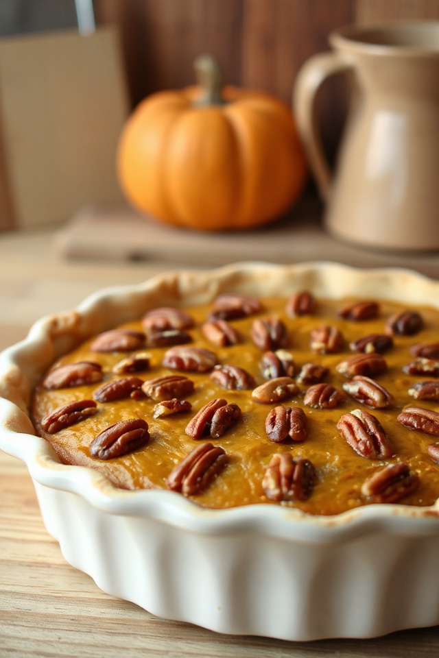 pecan pumpkin pie delight