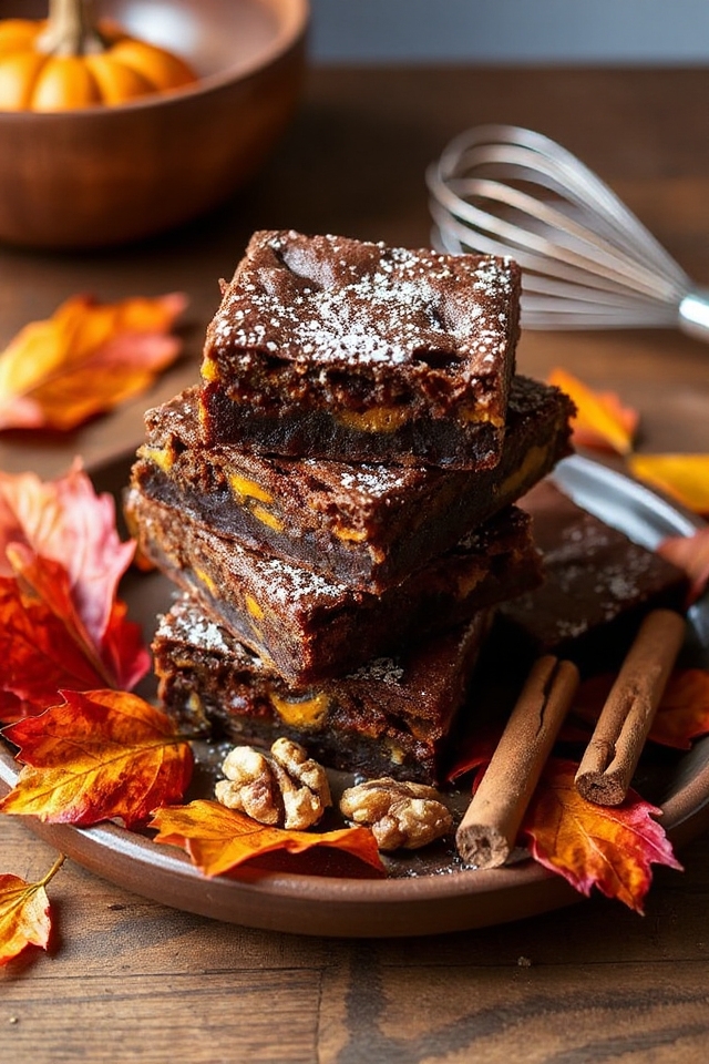 pumpkin brownies preparation guide