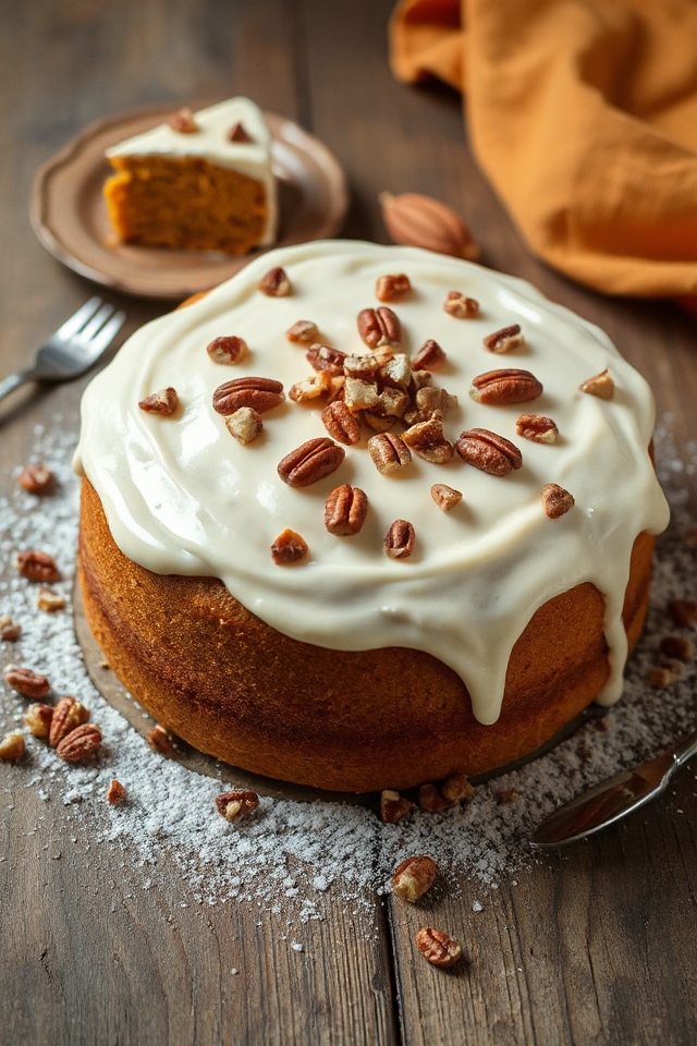pumpkin cake baking instructions
