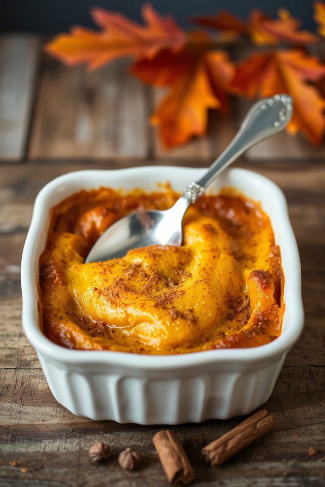 pumpkin casserole baking instructions