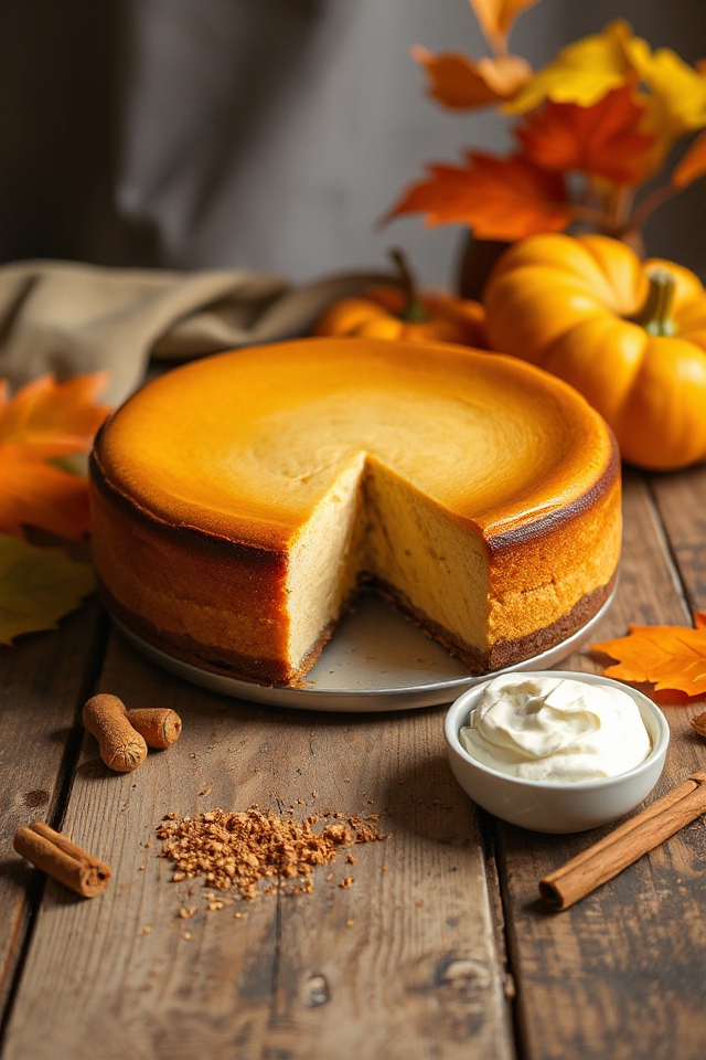pumpkin cheesecake dessert recipe
