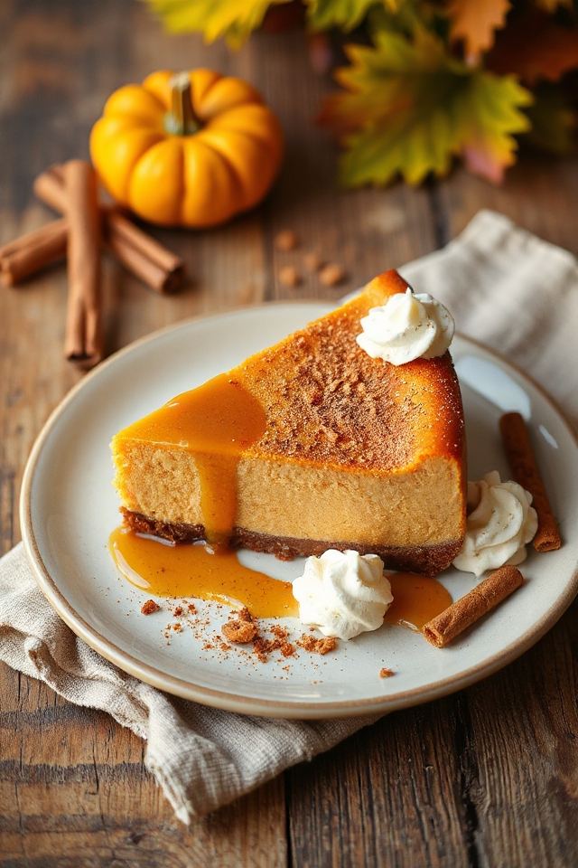 pumpkin cheesecake dessert recipe