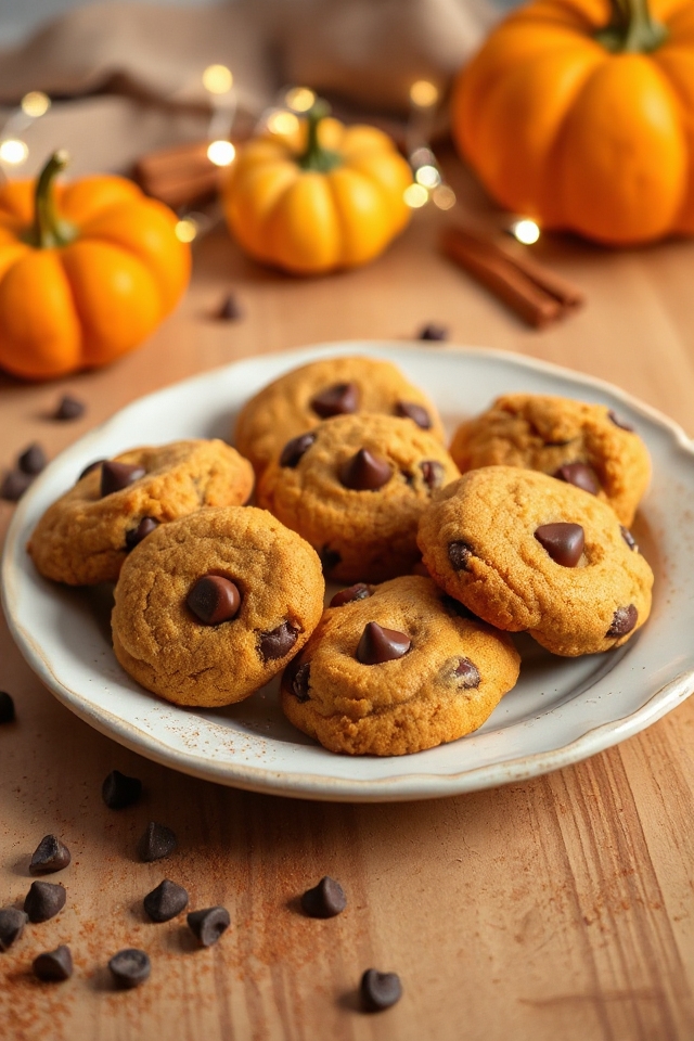pumpkin chocolate chip cookies