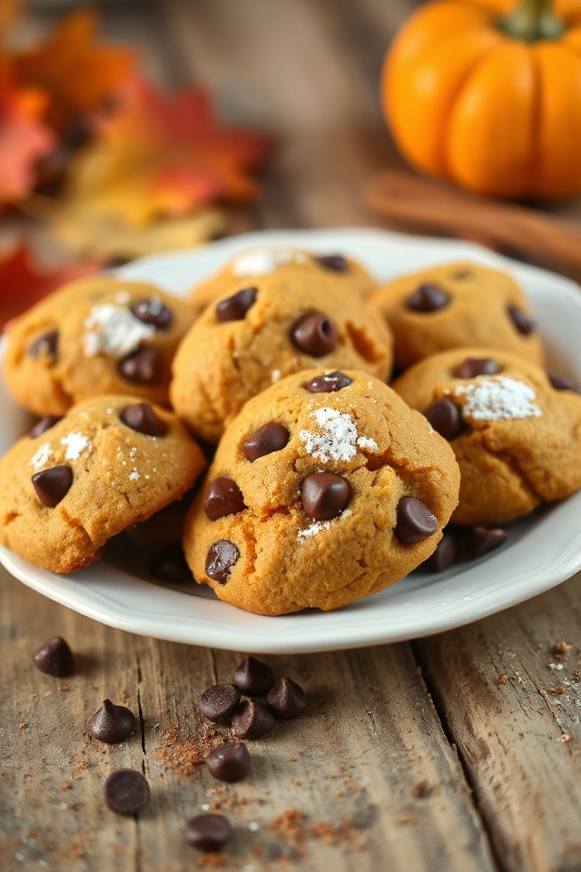 pumpkin chocolate chip cookies