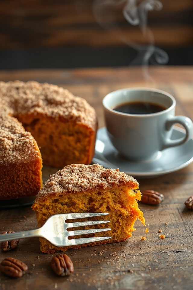 pumpkin coffee cake recipe