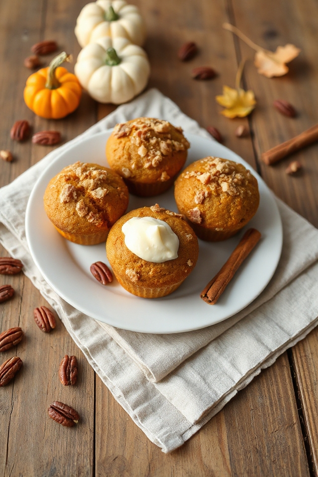 pumpkin cream cheese muffins