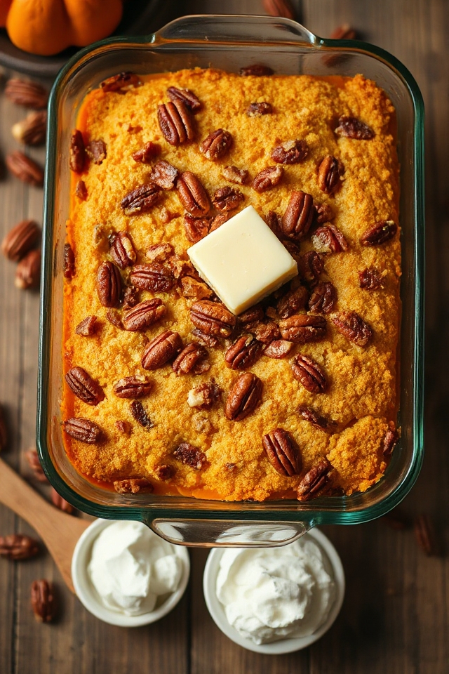 pumpkin crumble baking instructions