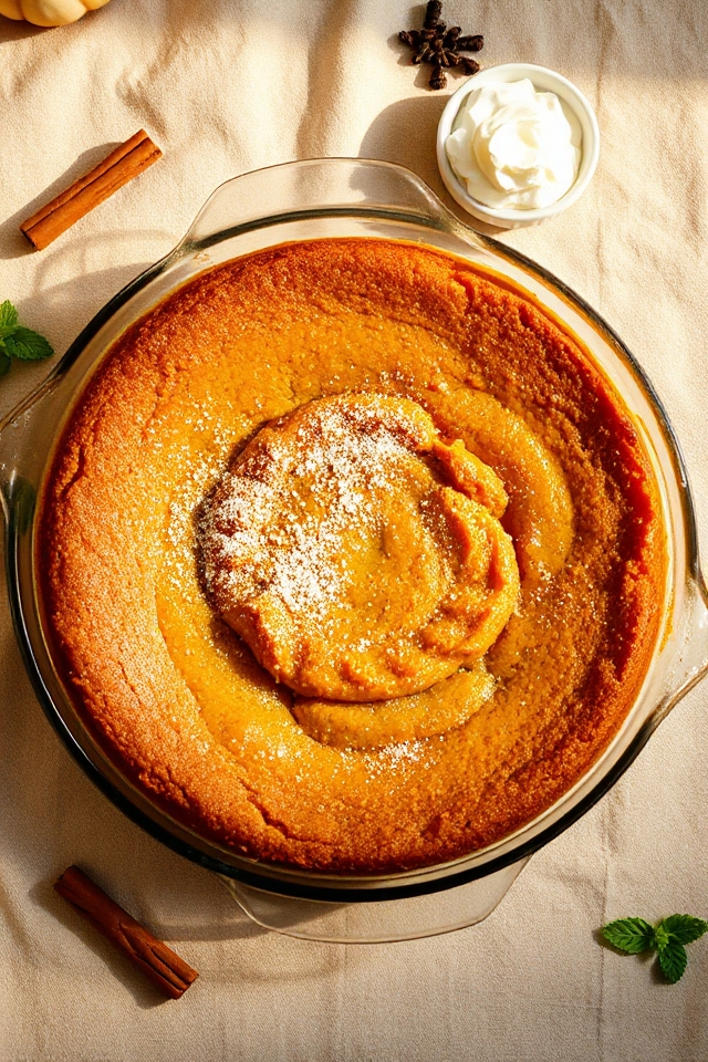 pumpkin dessert dump cake