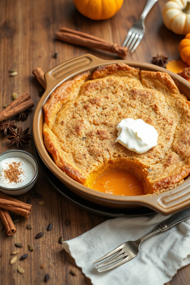 pumpkin dessert preparation instructions