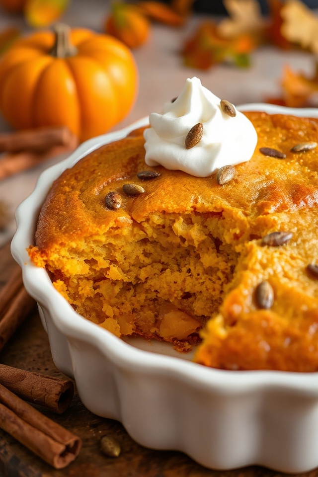 pumpkin dump cake recipe