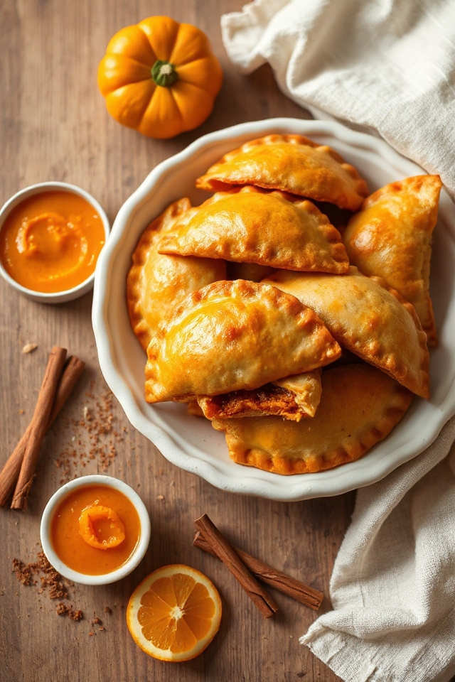 pumpkin filled pastry treat