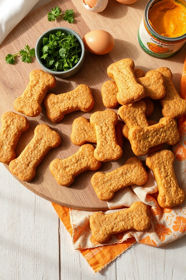 pumpkin flavored dog treats