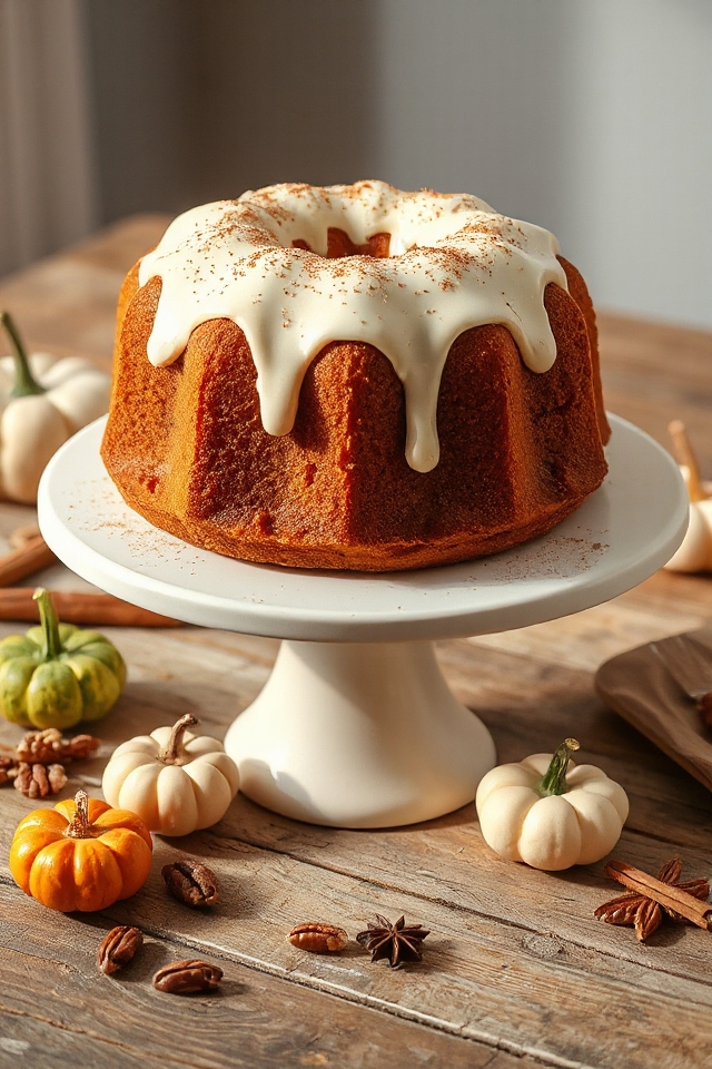 pumpkin flavored pound cake recipe