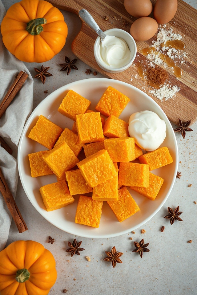 pumpkin flavored rice cake