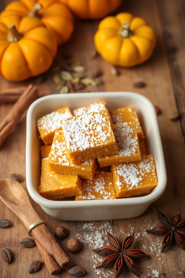 pumpkin fudge dessert recipe