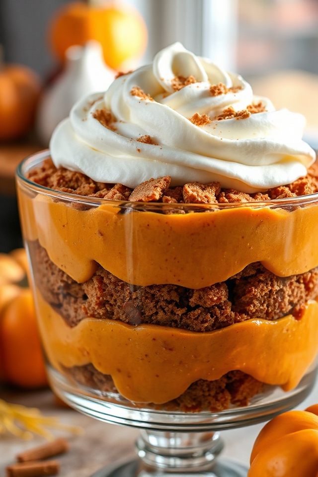 pumpkin gingerbread trifle recipe