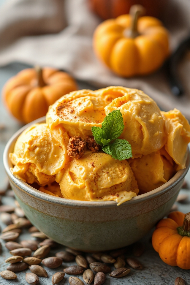 pumpkin ice cream recipe steps