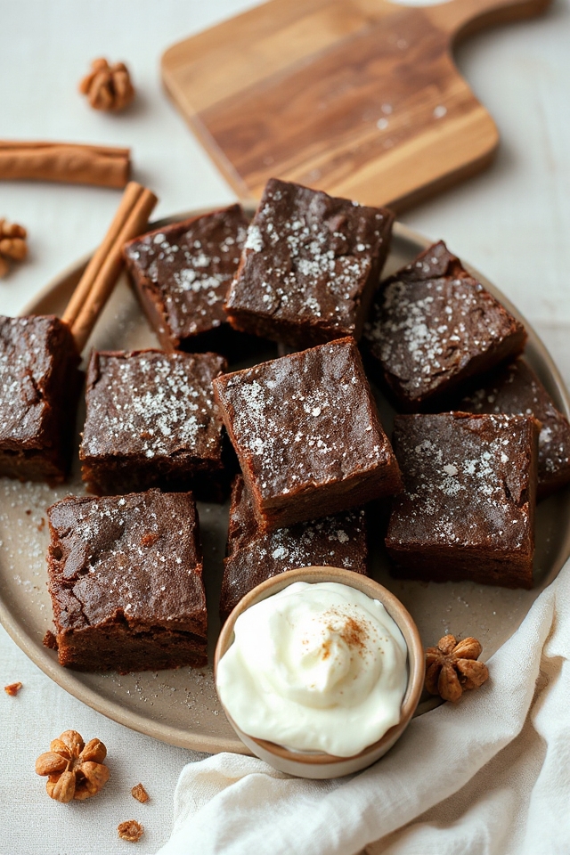 pumpkin infused chocolate brownies