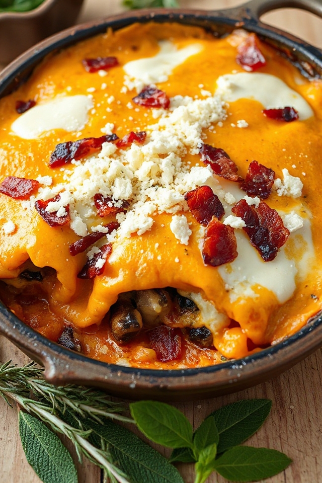 pumpkin lasagna cooking instructions
