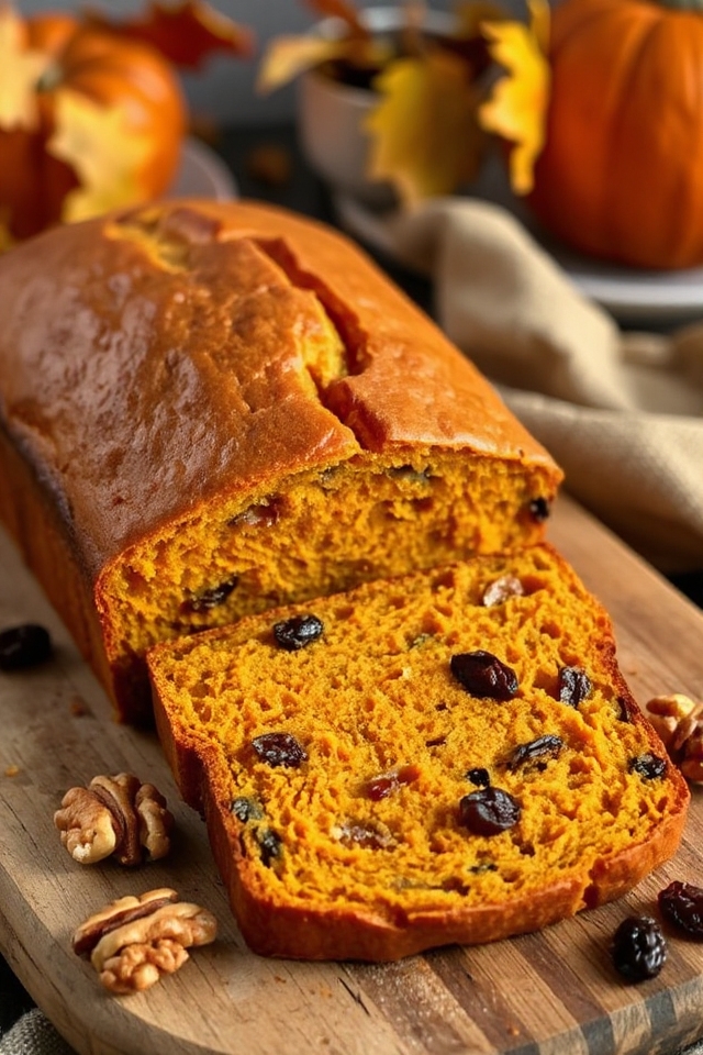pumpkin nut bread recipe