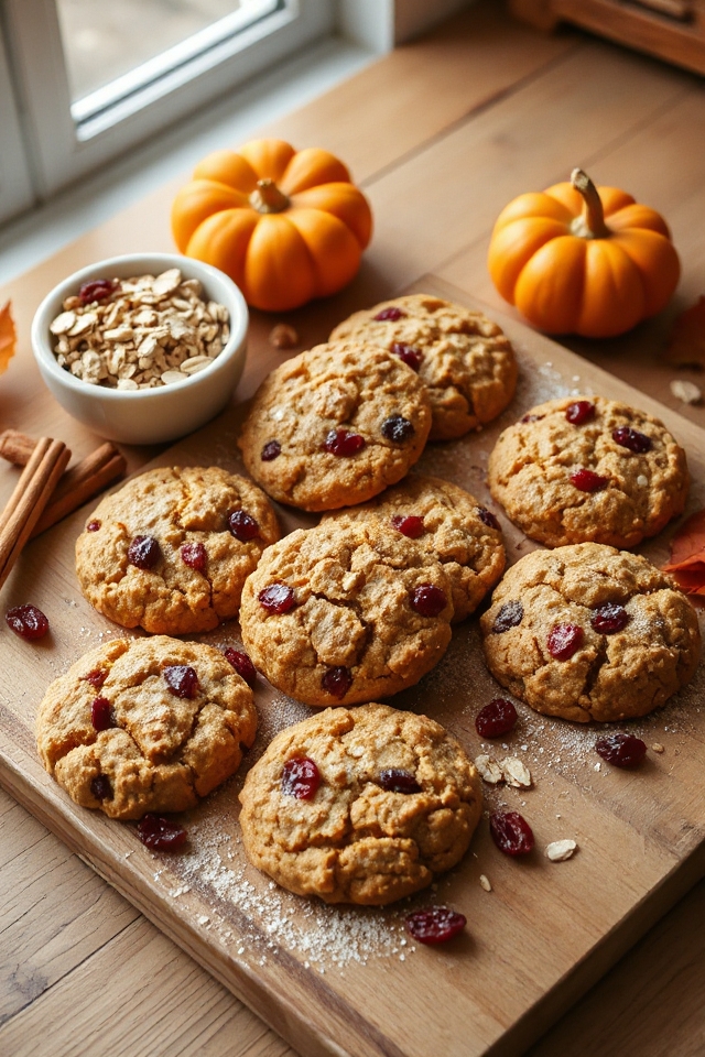 pumpkin oatmeal cookies recipe