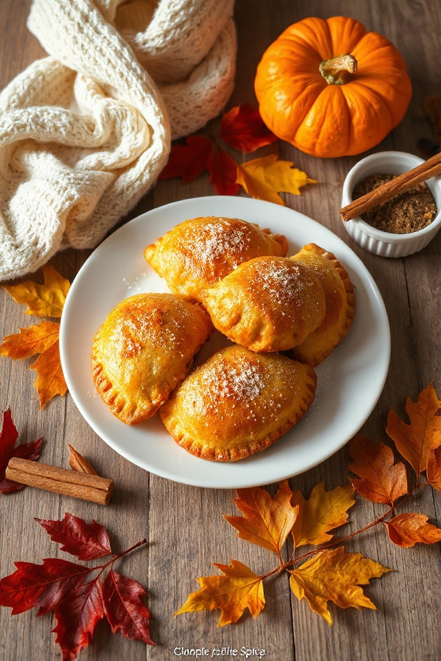 pumpkin pasties baking instructions
